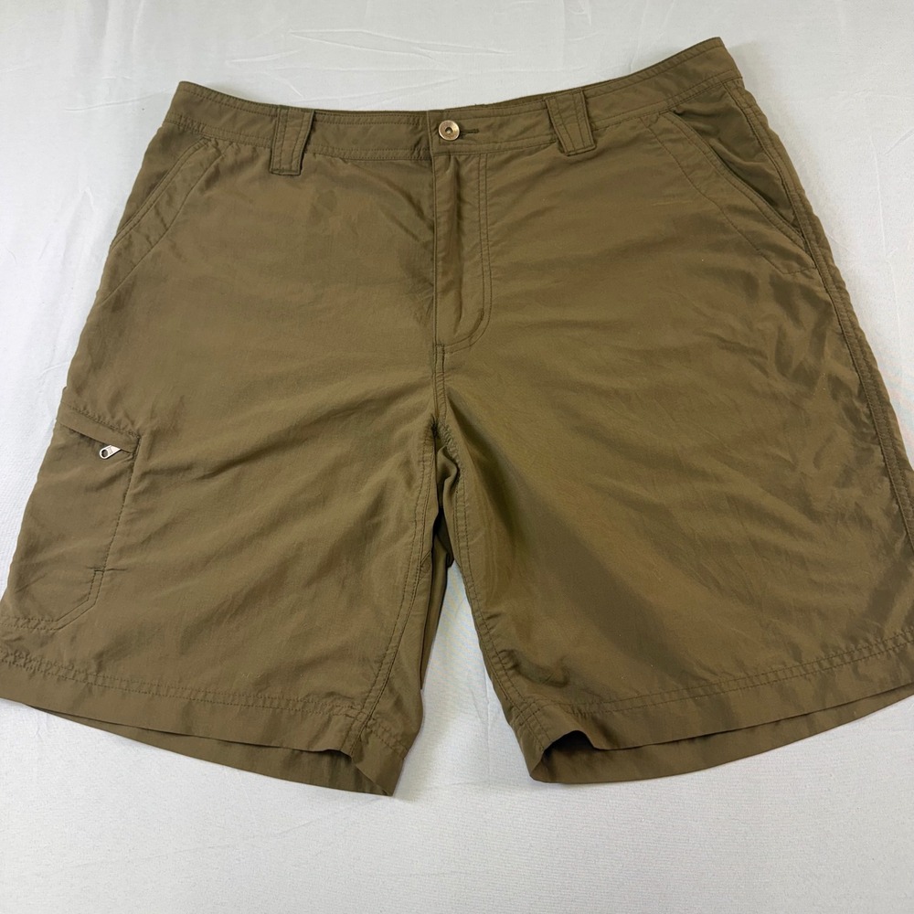 Marmot Mens Brown Recycled‎ Nylon Hiking Shorts Size 38 Z64520 Cargo Pocket